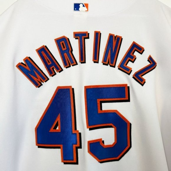 ***SOLD*** Retro New York Mets Martinez 45 Home White Baseball Jersey - Picture 6 of 8